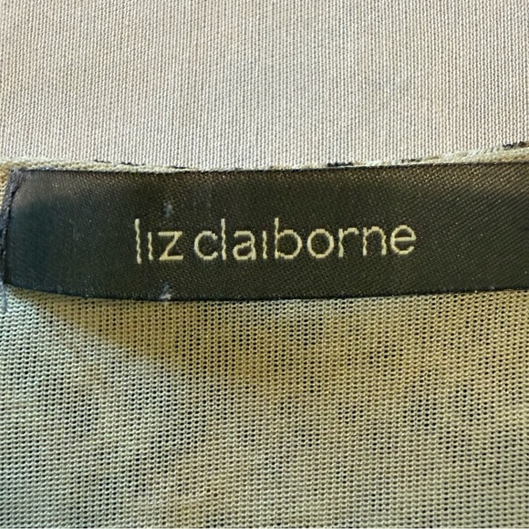 Liz Claiborne Blouse Snake Print Shirt Top Women's Size M - Picture 9 of 11